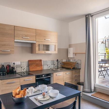Yokoso - Studio Proche Chu Avec Terrasse Rennes Eksteriør bilde
